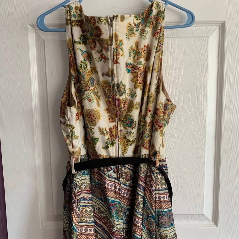 Retrolicious Mixed Pattern Dress - Picture 8 of 10